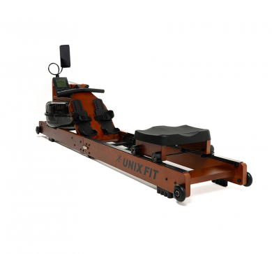 Гребной тренажер UNIXFIT Wood Rower Dark - 1